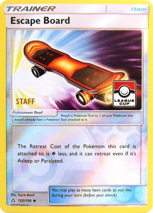 Escape Board 122/156 - Promo - Reverse Holofoil