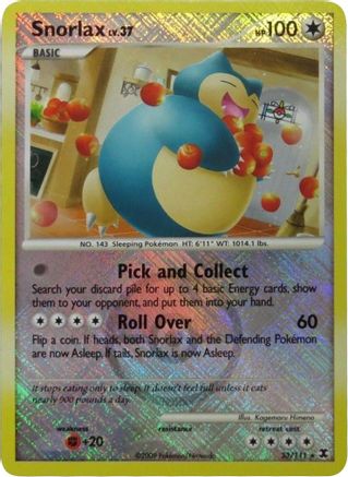 Snorlax 033/111 - Promo - Reverse Holofoil