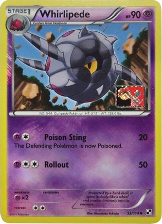 Whirlipede 053/114 - Promo - Reverse Holofoil