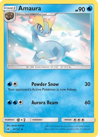 Amaura 027/131/131 - Uncommon