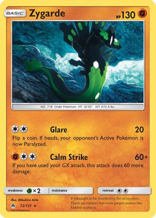 Zygarde (72) 072/131/131 - Rare