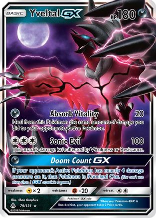 Yveltal GX 079/131/131 - Ultra Rare - Holofoil