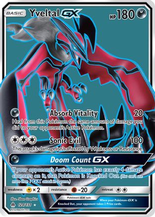 Yveltal GX (Full Art) 124/131 - Ultra Rare - Holofoil