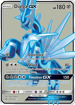 Dialga GX (Full Art) 125/131 - Ultra Rare - Holofoil