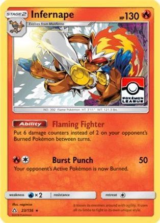 Infernape 023/156 - Promo - Reverse Holofoil