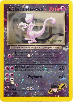 Rocket's Mewtwo 008/9 - Promo - Reverse Holofoil