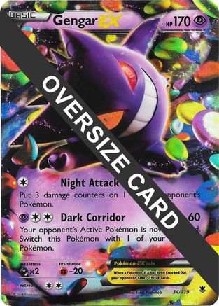 Gengar EX 034/119 - Promo - Holofoil