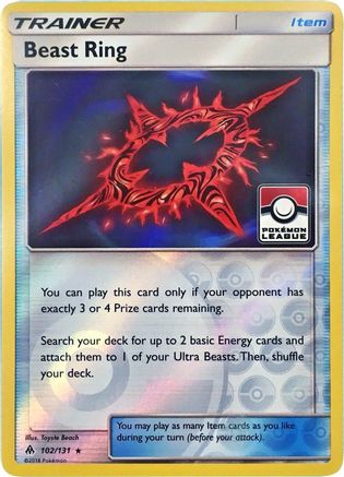 Beast Ring 102/131 - Promo - Reverse Holofoil