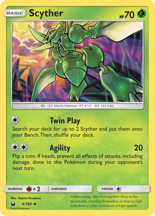 Scyther 004/168/168 - Uncommon