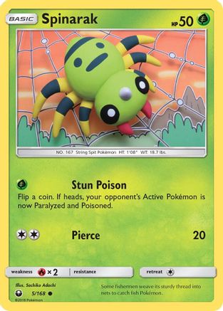 Spinarak 005/168/168 - Common