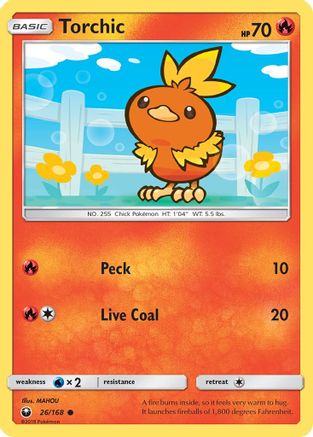 Torchic (26) 026/168/168 - Common