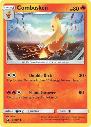 Combusken 027/168/168 - Uncommon