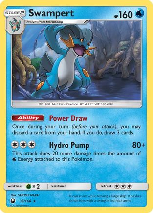 Swampert 035/168/168 - Rare