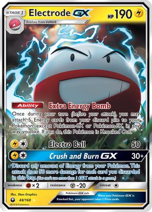 Electrode GX 048/168/168 - Ultra Rare - Holofoil