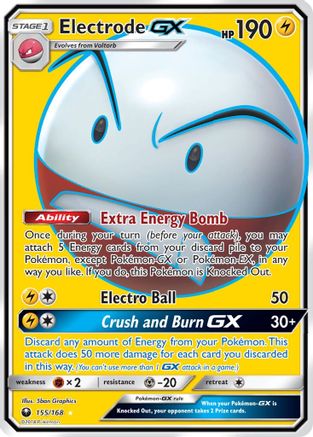Electrode GX (Full Art) 155/168 - Ultra Rare - Holofoil