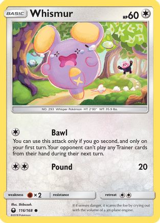 Whismur (116) 116/168/168 - Common