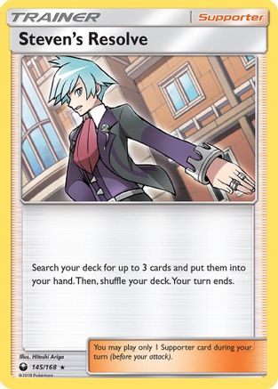 Steven's Resolve 145/168/168 - Holo Rare - Holofoil
