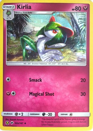 Kirlia 92a/147/147 - Promo - Holofoil
