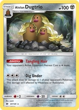 Alolan Dugtrio 087/149 - Promo - Holofoil