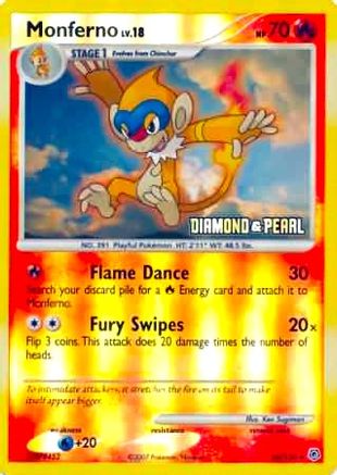 Monferno 056/130 - Promo - Reverse Holofoil