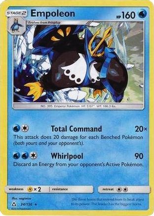 Empoleon 034/156 - Rare - Holofoil