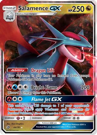 Salamence GX 044/70/70 - Ultra Rare - Holofoil