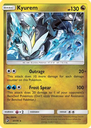 Kyurem 047/70/70 - Holo Rare - Holofoil