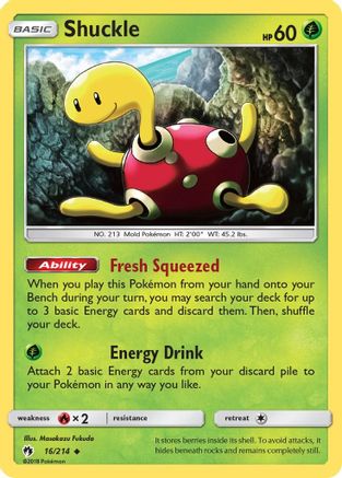 Shuckle 016/214/214 - Uncommon