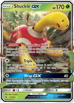 Shuckle GX 017/214/214 - Ultra Rare - Holofoil
