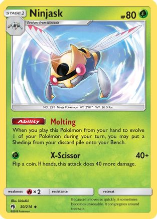 Ninjask 030/214/214 - Uncommon