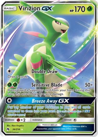 Virizion GX 034/214/214 - Ultra Rare - Holofoil