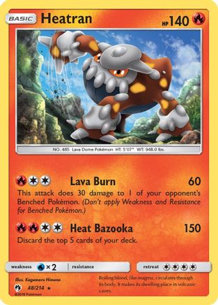 Heatran 048/214 - Holo Rare - Holofoil