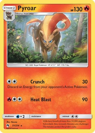 Pyroar 051/214 - Rare