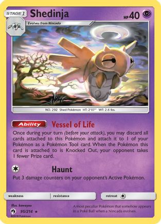 Shedinja 095/214/214 - Rare