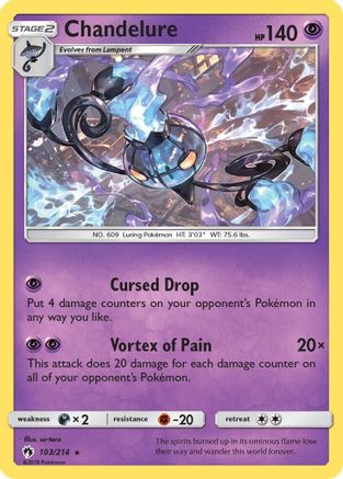 Chandelure 103/214/214 - Holo Rare - Holofoil