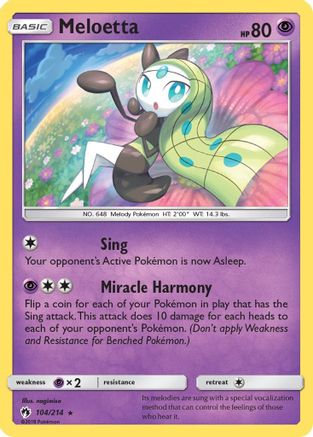 Meloetta 104/214/214 - Rare