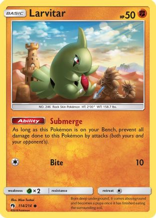 Larvitar (114) 114/214/214 - Common