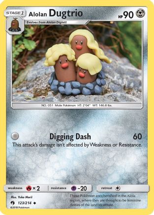 Alolan Dugtrio 123/214/214 - Uncommon