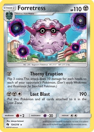 Forretress 124/214 - Rare