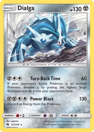 Dialga 127/214/214 - Holo Rare - Holofoil