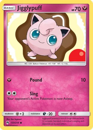 Jigglypuff 133/214/214 - Common