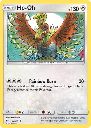 Ho-Oh 160/214/214 - Rare