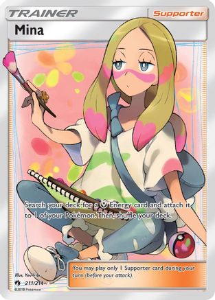 Mina (Full Art) 211/214 - Ultra Rare - Holofoil