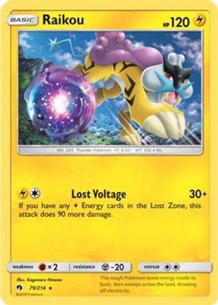 Raikou 079/214 - Holo Rare - Holofoil