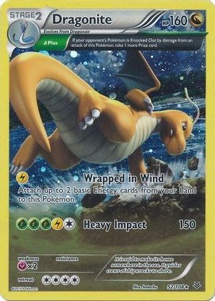 Dragonite (Cosmo Holo) 052 - Holo Rare - Holofoil
