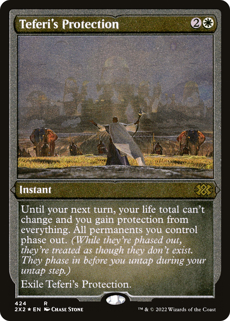 Teferi's Protection (Foil Etched) (2X2-424) - Double Masters 2022 Foil