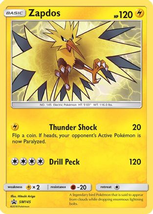 Zapdos SM145/248 - Promo - Holofoil