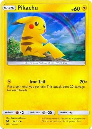 Pikachu 028/73 - Promo - Holofoil