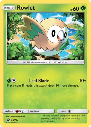 Rowlet SM153/248 - Promo - Holofoil