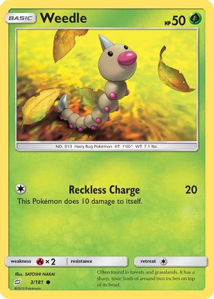 Weedle (3) 003/181/181 - Common